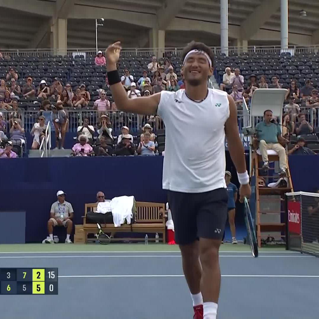 Wildin' out in Winston-Salem 😮 Winston-Salem Open