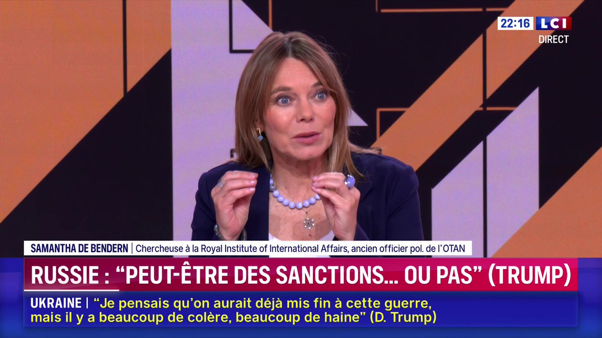 Guerre en Ukraine : « La Russie ne tiendra pas 3 ans comme ça », observe Samantha de Bendern ▶️ ✦ Margot Haddad ✦