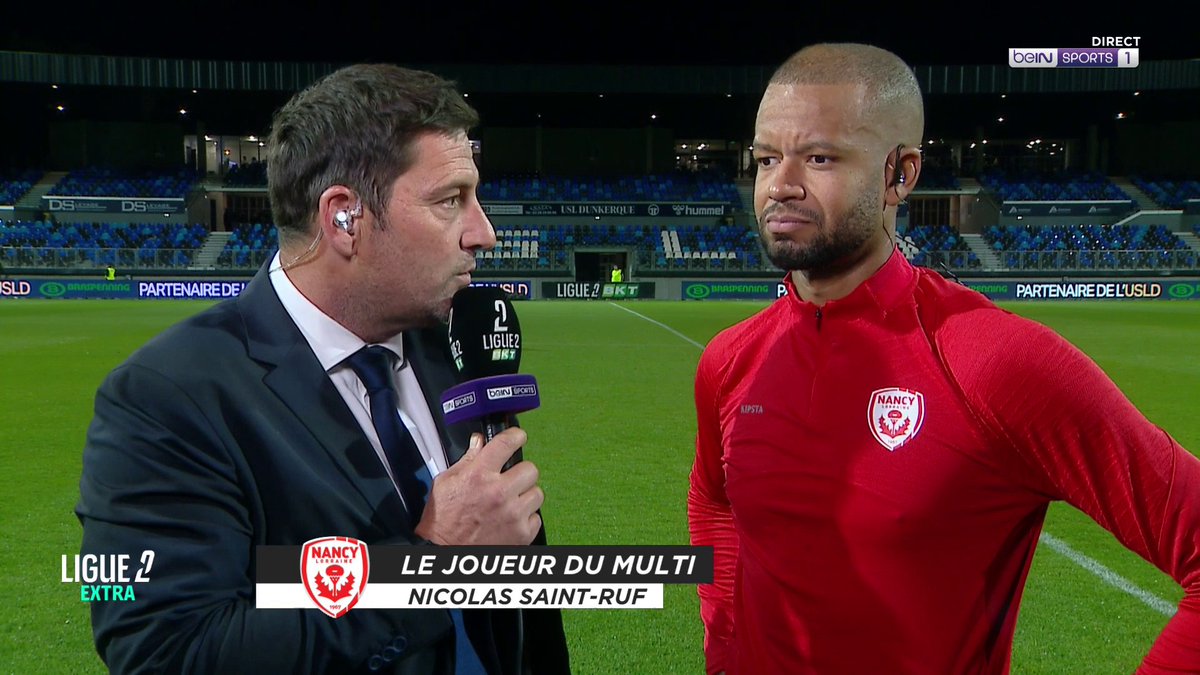 [📺 LIVE] 🇫🇷 #Ligue2BKT ⚽ Nicolas Saint-Ruf (AS Nancy-Lorraine) : "On a eu la force de caractère de ne pas lâcher"