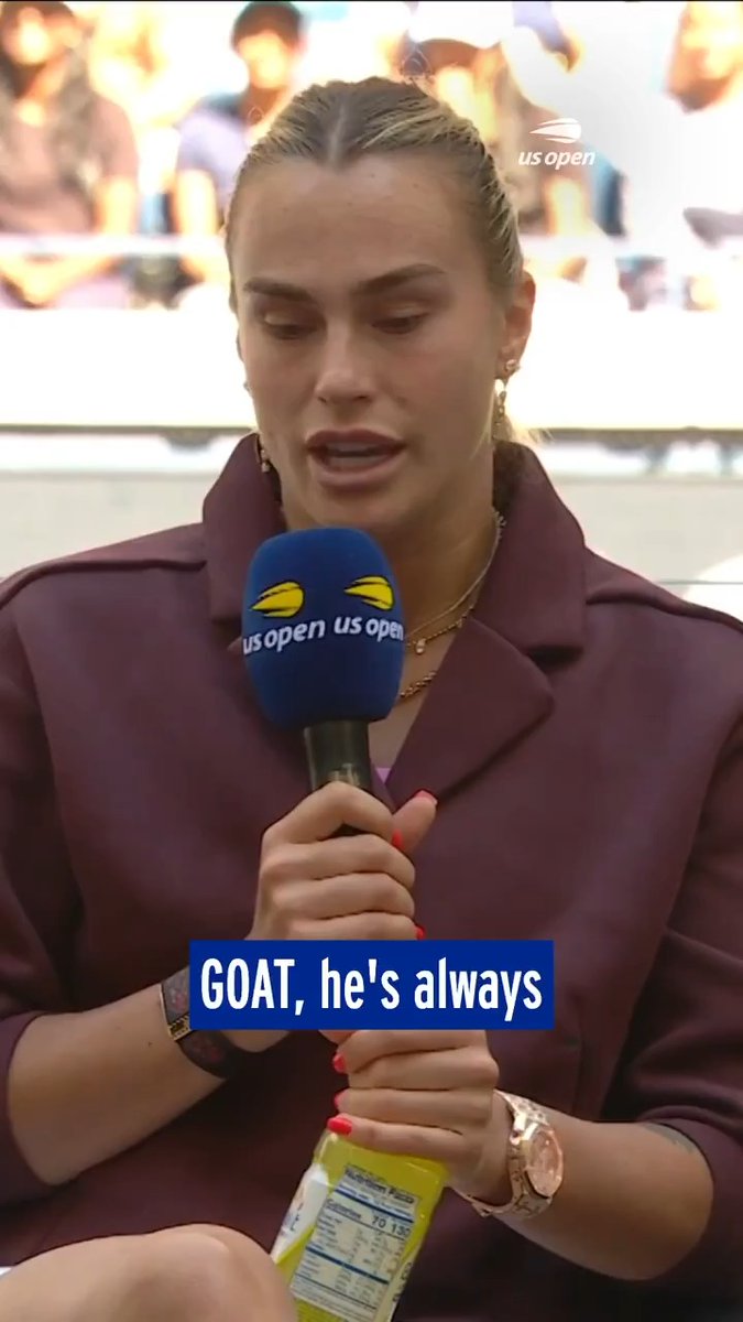 Aryna Sabalenka discusses her friendship with Novak Djokovic 🫶