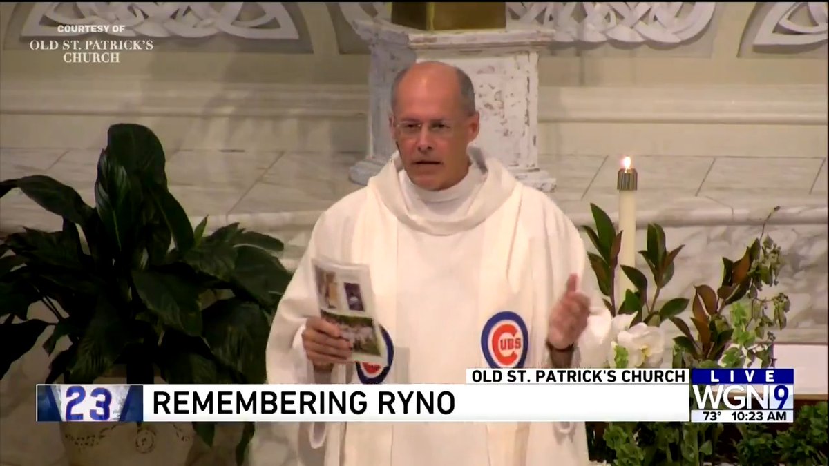 “I sure am a Ryne Sandberg fan, like all of you and many, many others, especially on the Southside.” (Via WGN TV News)