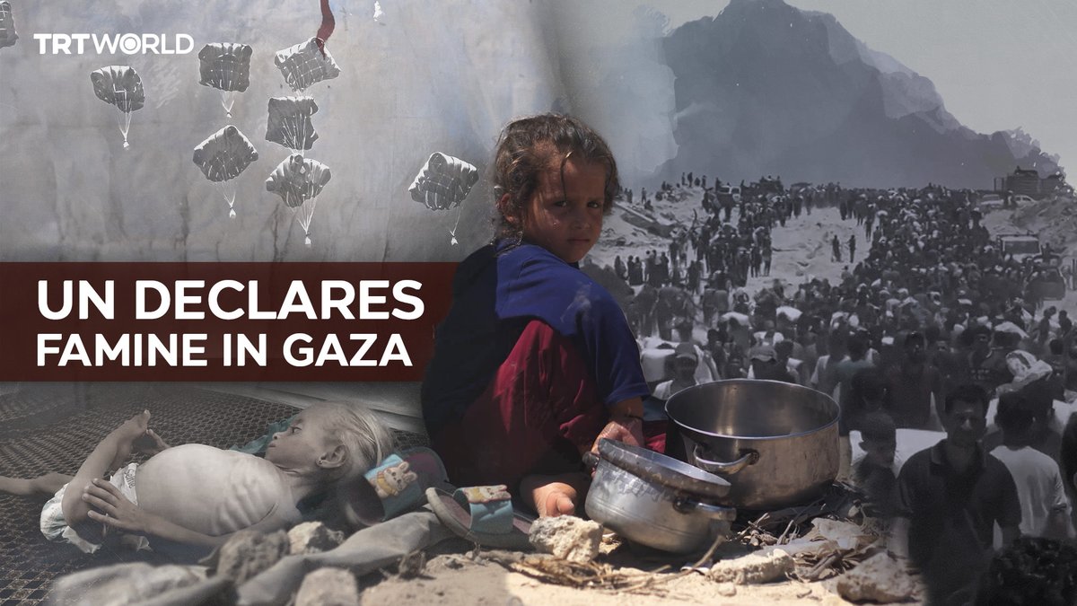 The UN has officially confirmed famine in Gaza, the first ever declared in the Middle East. More than half a million Palestinians are already in catastrophic hunger, with hundreds dead from starvation, as Israel’s blockade prevents vital aid from reaching the enclave