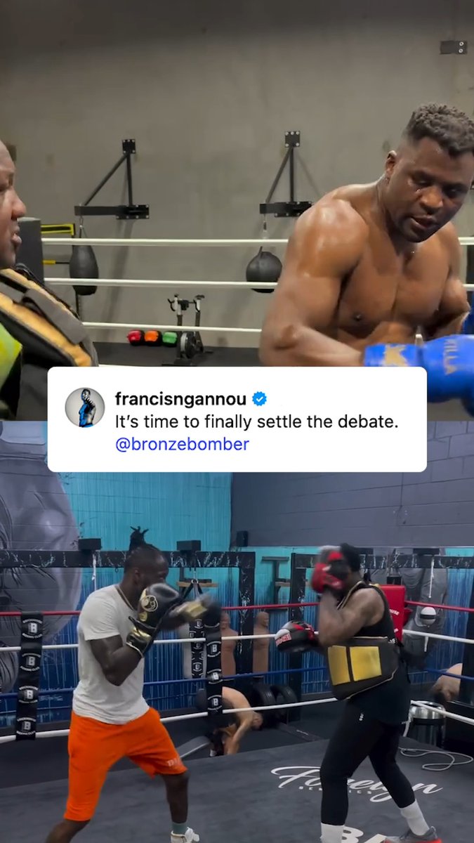 This fight would be pure POWER 👀 Francis Ngannou calls for a heavyweight showdown with Deontay Wilder.