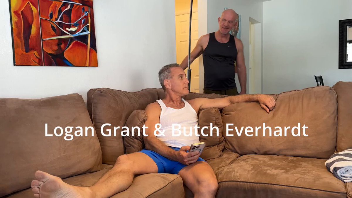 Silver Daddy Butch Everhardt can never get enough dick in his mouth and ass and LoganGrantXXX Your fantasy DILF NSFW 18+only has got just the dick for the job. David Romero❤️‍🔥Producer🎬Director🎥Smut Peddler #hotoldermale #daddysex #gaysex