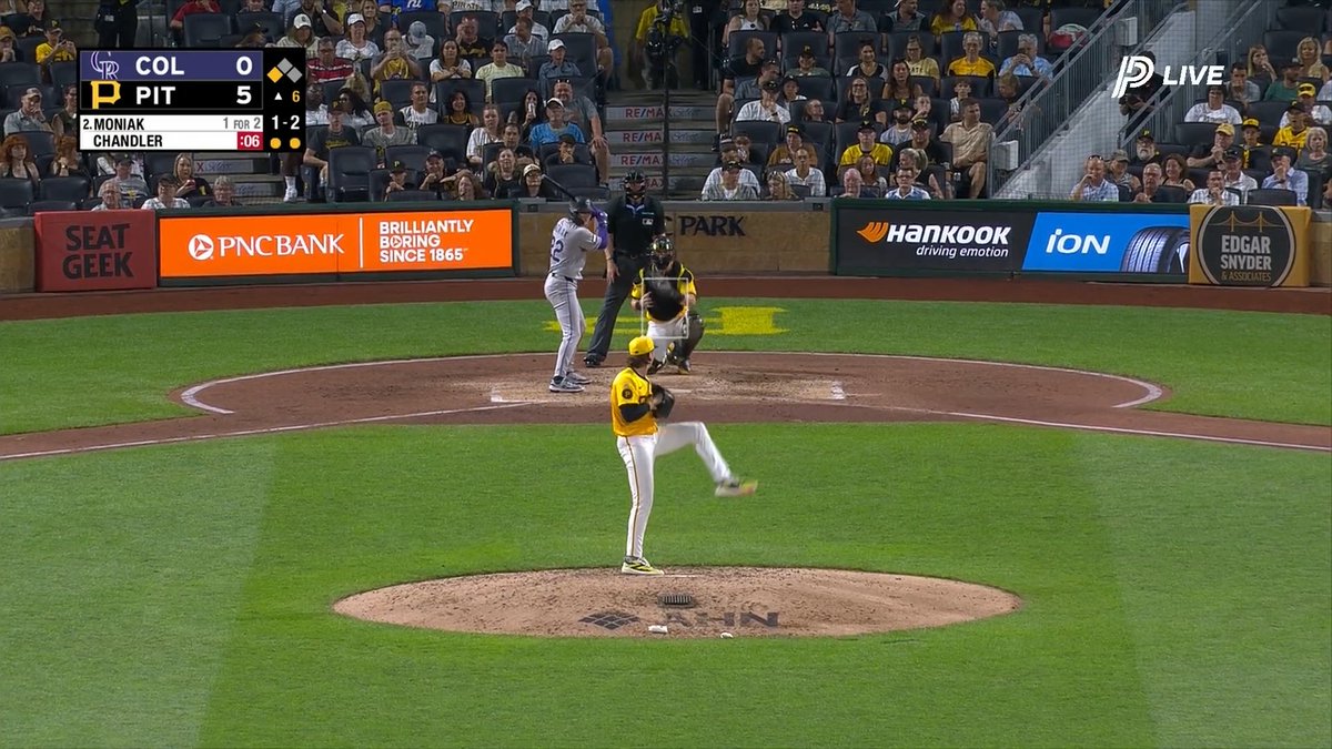 FIRE ME UP BUBBA CHANDLER 🗣️ 100 MPH K TO END THE INNING⛽️