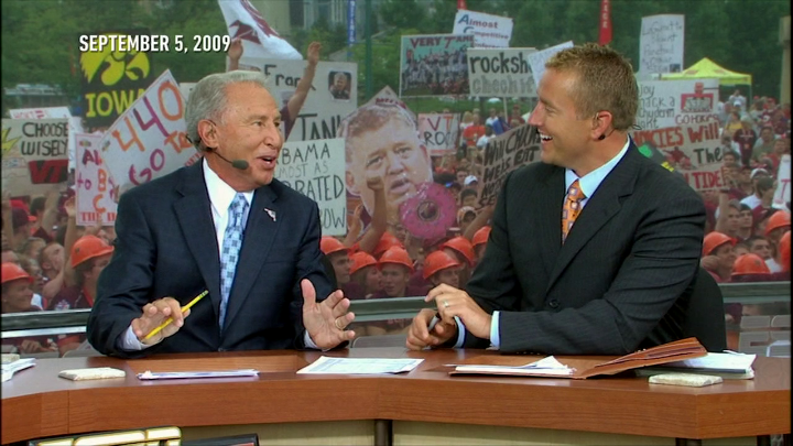 "He fought like hell and it worked. And he won." In 2009, Lee Corso suffered a stroke, but he wasn't going to let that stop him from doing what he loved.
