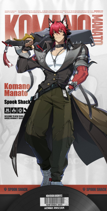 Agent Record | Komano Manato #zzzero #zenlesszonezero #KomanoManato