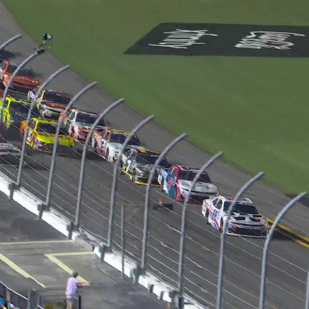 The No. 39 gets turned in front of the field! Multiple cars are involved in this incident on Lap 97.