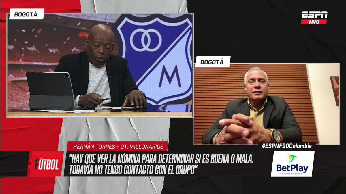 #ESPNF90Colombia "Si usted no les hace gastar platica a los dirigentes va a terminar como el DT anterior" El CONTUNDENTE mensaje de Faustino Asprilla a Hernán Torres, nuevo DT de Millonarios ▶️ No te pierdas F90 en el Plan Premium de #DisneyPlus