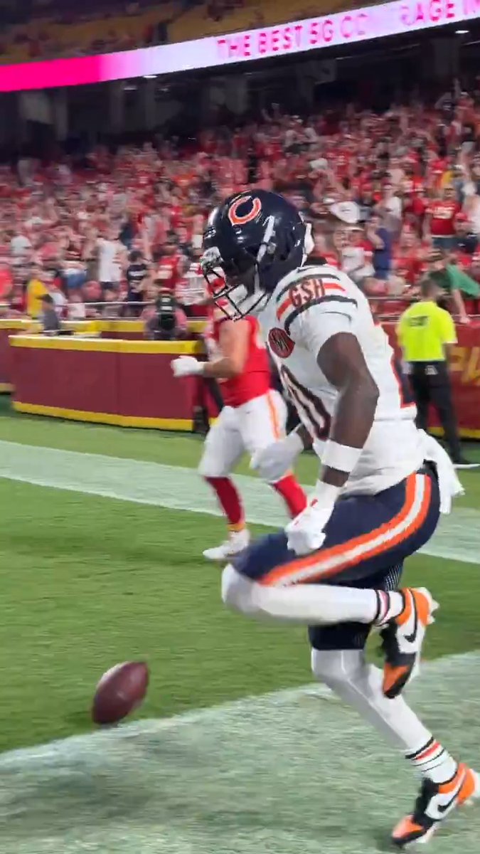 Come for Jahdae Walker's game-winning TD. Stay for his celly 😳 Chicago Bears