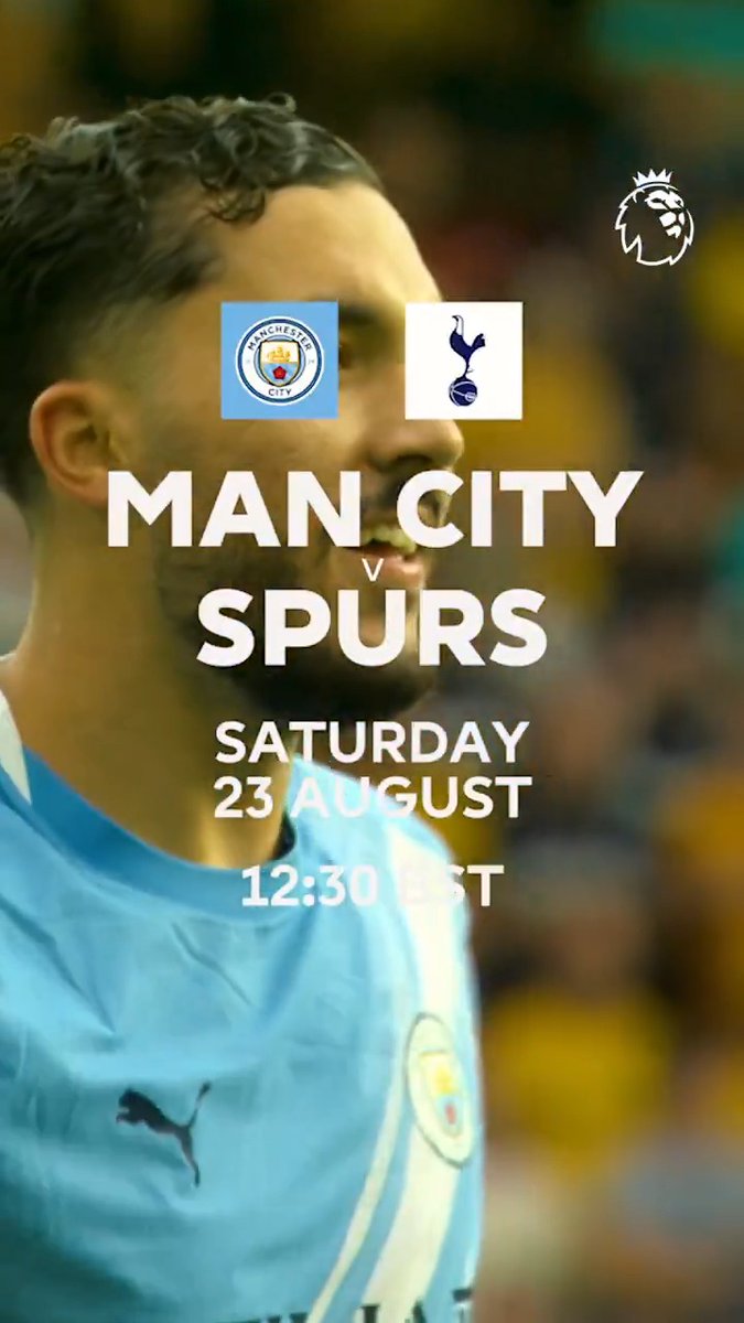 Man City. Spurs. Let's do this 👊