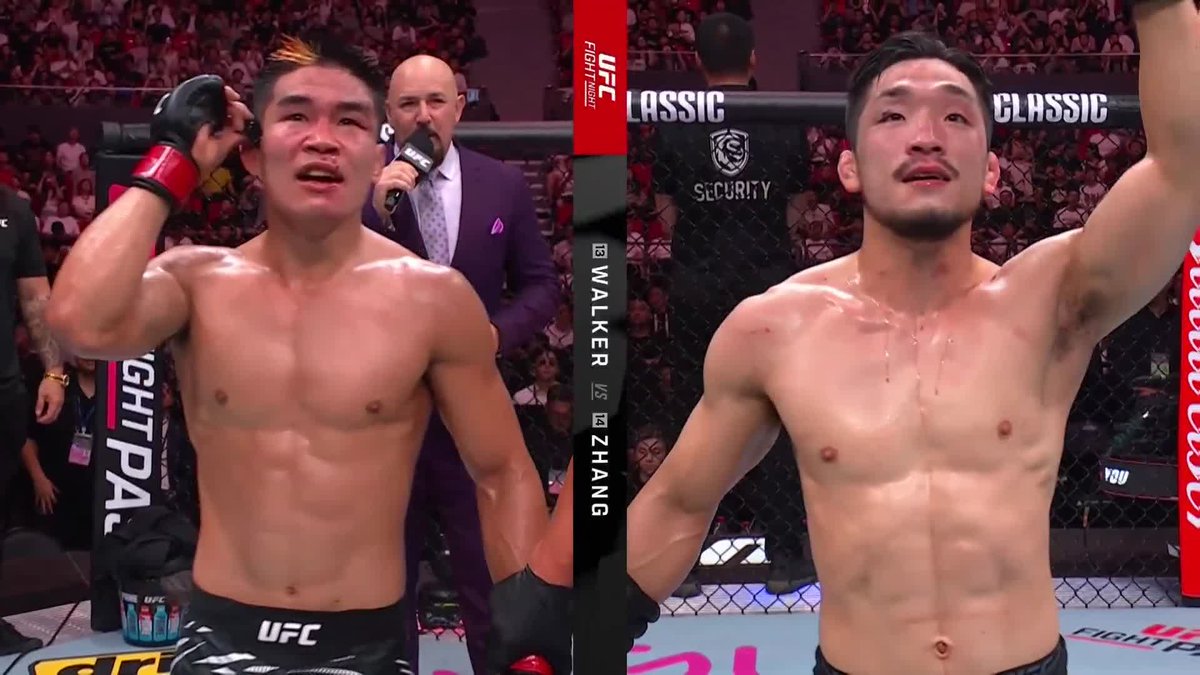 It goes to the scorecards! ✍️ SuYoung You walks out with the UD at #UFCShanghai! [ LIVE NOW on ESPN+ ]