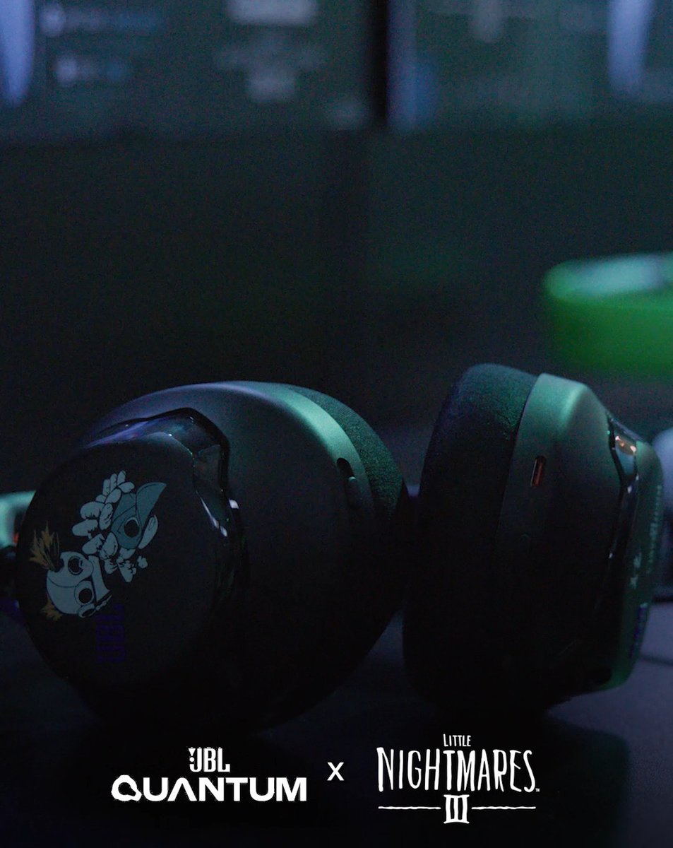 You'll have no choice but to listen, little ones. No excuses. No escape. Introducing the limited-edition custom #LittleNightmares JBL Quantum 650 Wireless headset.