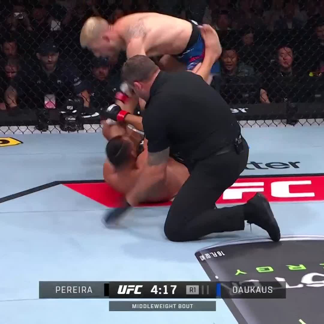 WELCOME BACK TO THE UFC WITH A KO 👊 Kyle Daukaus' comeback starts with a knockout in under a minute ⏰ [ #UFCShanghai | LIVE NOW on ESPN+ ]
