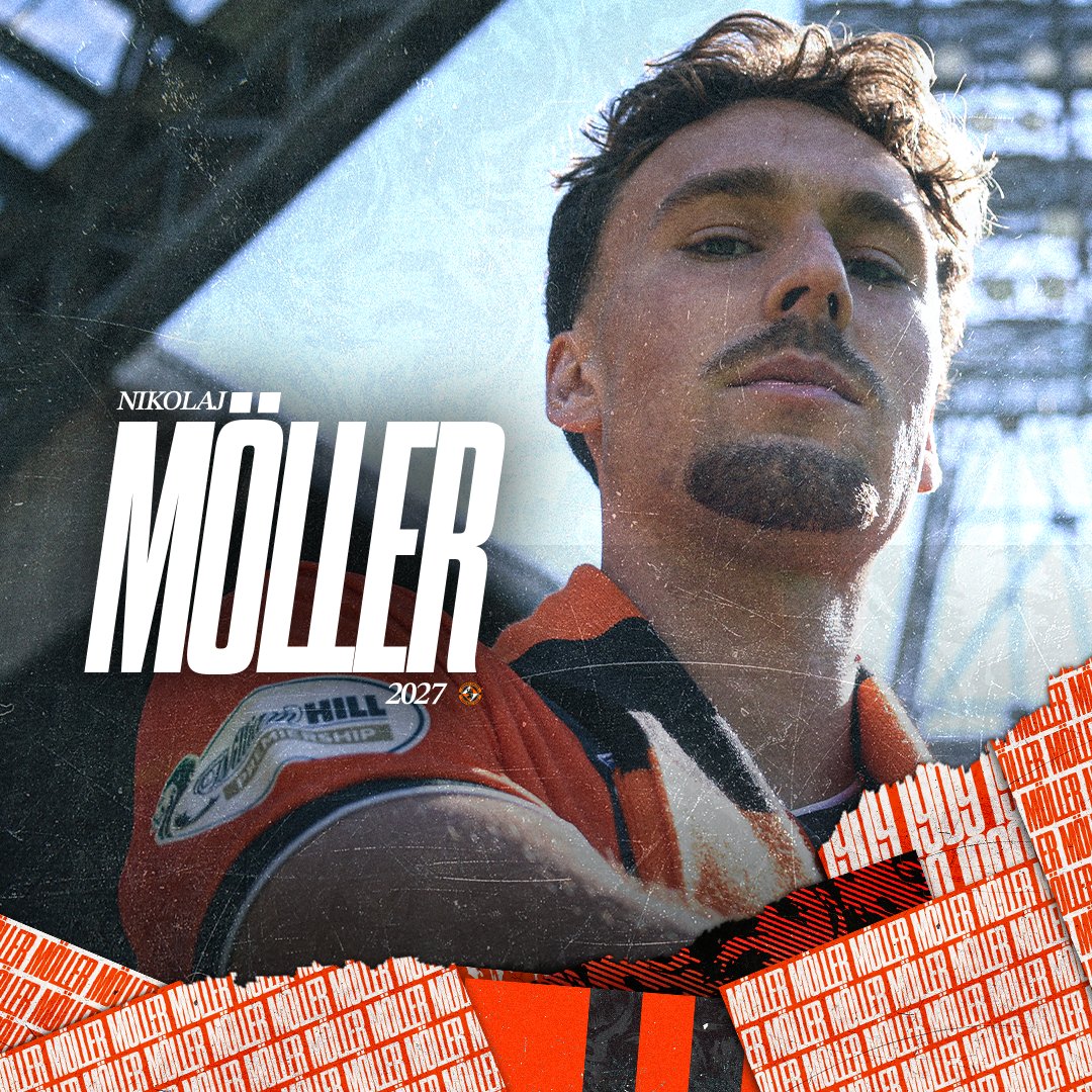 A strong presence up top 💥 ✍️ Welcome to #DUFC, Nikolaj Möller