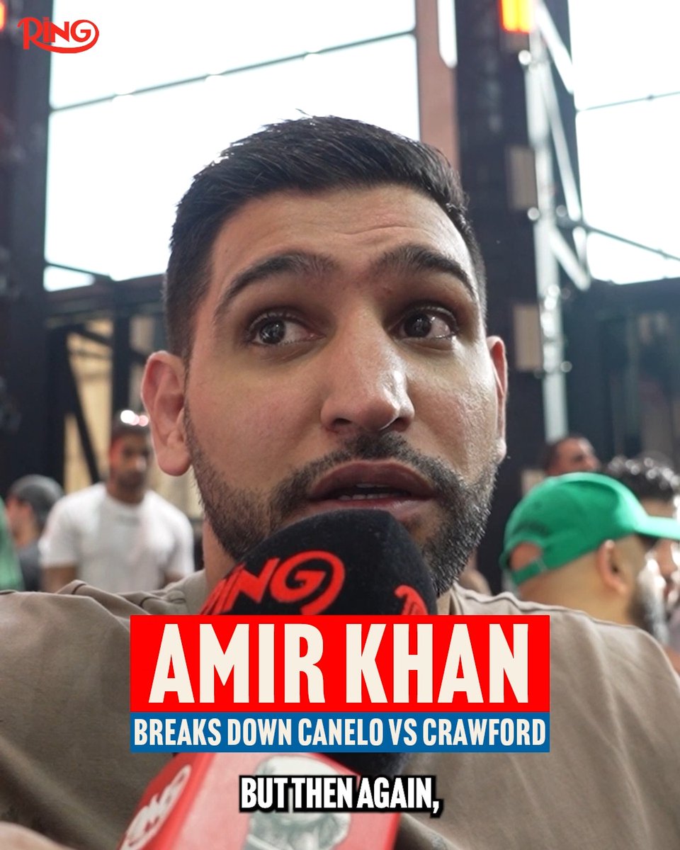 Amir Khan talks about Terence Crawford's physical strength with The Ring, and labels Crawford's fight with Canelo Alvarez as a proper 50/50. Canelo vs Crawford live on Netflix l Sept 13th in Las Vegas 🥊