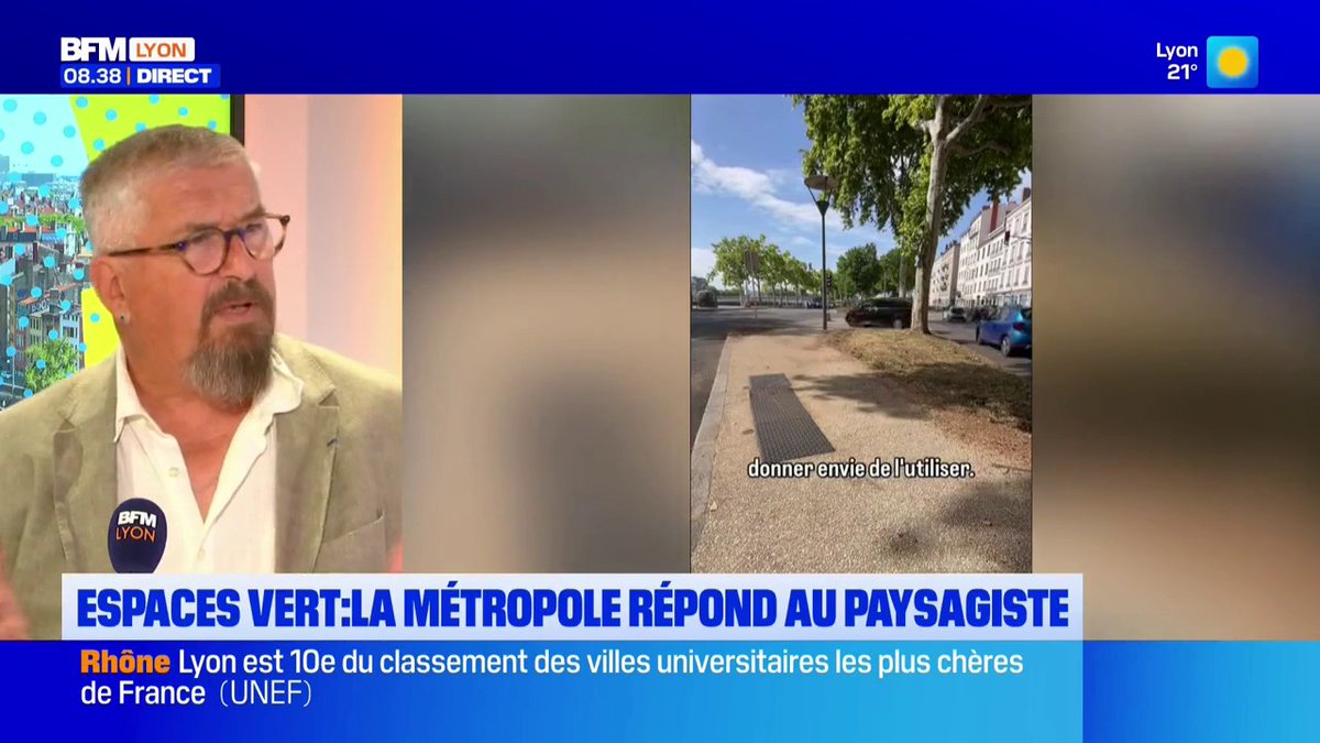 « Laisser pousser les herbes sur les trottoirs est un moyen de lutter contre les canicules. » — Pierre Athanaze, élu EELV à la Métropole de Lyon