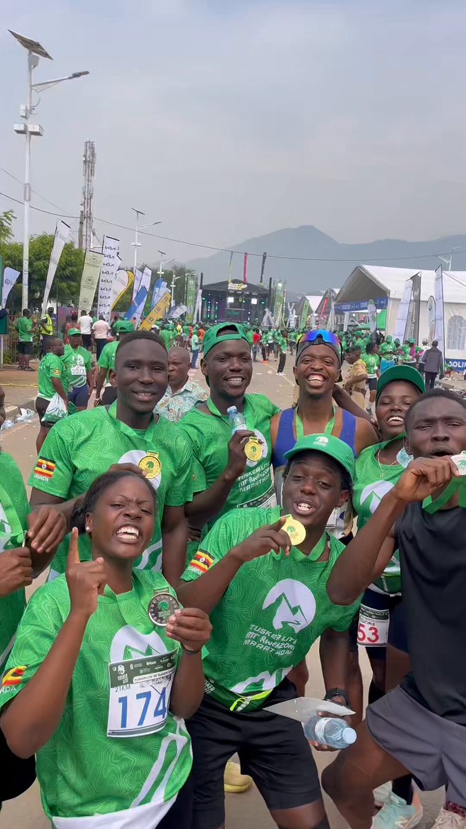 I’ll give you a race review tomorrow but for now I just want to say THANK YOU🥹 Thank you for the love, thank you for accepting me just the way I am, thank you for encouraging me to be who I am and most importantly thank you for walking this running journey with me ♥️ I appreciate each and everyone of you, from Uganda 🇺🇬 from South Africa 🇿🇦, from the entire African continent 🌍 and from the entire world 🗺️ I’m just a kid from Giyani Limpopo in South Africa and I never imagined that running would grant me the opportunity to travel, meet wonderful people and experience so much love 🙏🏽 I write this with a little bit of tears in my eyes because you guys say I inspire you however you have no idea how much you keep me going, inspire me and lift me up even on the toughest days of my life 🙏🏽THANK YOU♥️ Tusker Lite Rwenzori Marathon