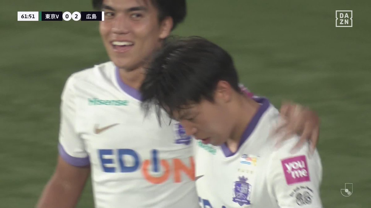 ショートカウンター完結 最後は中村草太 GKかわし冷静にフィニッシュ サンフレッチェらしくソリッドに 🏆明治安田J1リーグ第27節 🆚東京V×広島 📺#DAZN 無料LIVE配信中 #Jみようぜ #Jリーグ #だったらDAZN