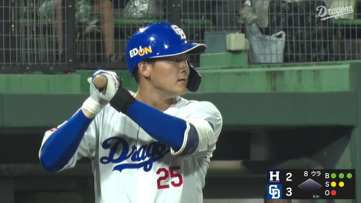 最も待ち望まれている男 逆方向への長打は健在 石川昂弥 フェンス直撃2ベース ⚾プロ野球 ファーム(2025/8/23) 🆚中日×くふうハヤテ 📱Live on DAZN #オレをみろ #イージースポーツ #dragons #だったらDAZN