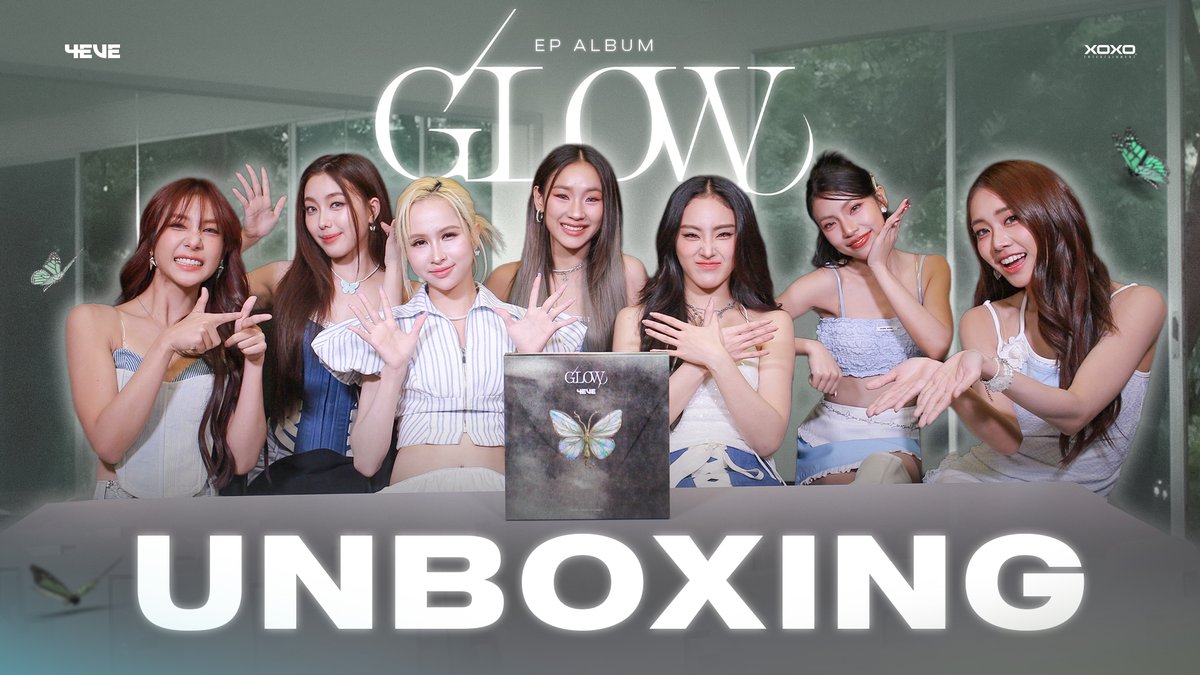 4EVE Unboxing BOXSET : 4EVE EP ALBUM GLOW Watch the full video on YouTube : 4EVE BOXSET : 4EVE EP ALBUM GLOW 📣 [Pre-Order Now] กดใส่ตะกร้าตอนนี้เลย! ทาง T-POP Application #GLOWwith4EVE #4EVE #XOXOentertainment