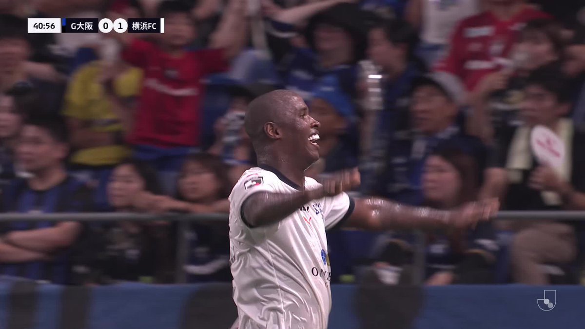 🎦 ゴール動画 🏆 明治安田Ｊ１リーグ 第27節 🆚 Ｇ大阪vs横浜FC 🔢 0-1 ⌚️ 41分 ⚽️ アダイウトン（横浜FC) #Ｊリーグ