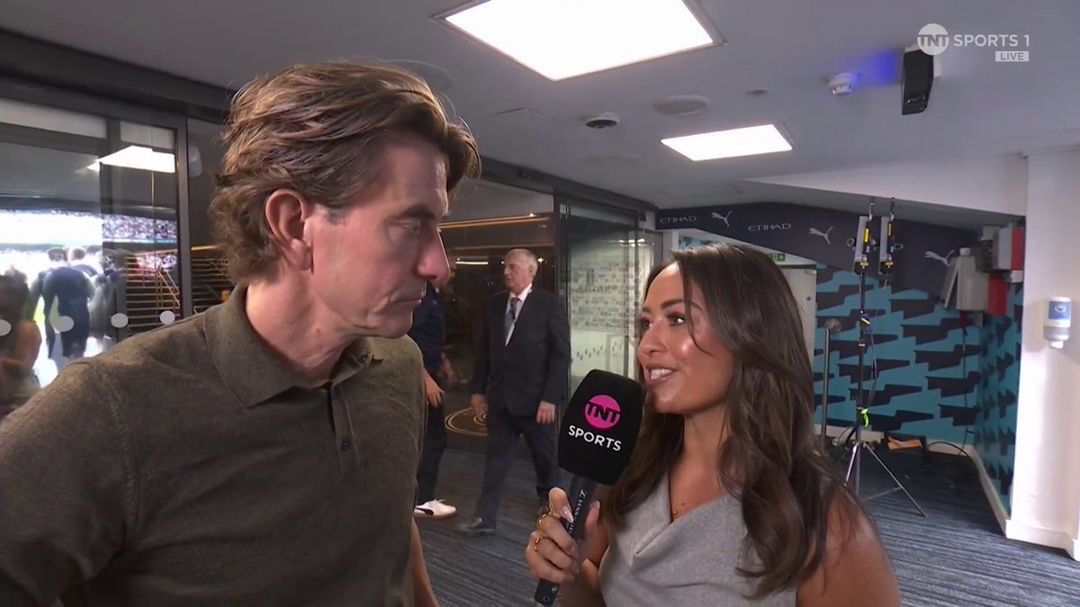 Keeping brave 😤 Thomas Frank provides his half-time thoughts on Spurs' 2-0 lead 💭 📺 TNT Sports &amp; discovery+ UK