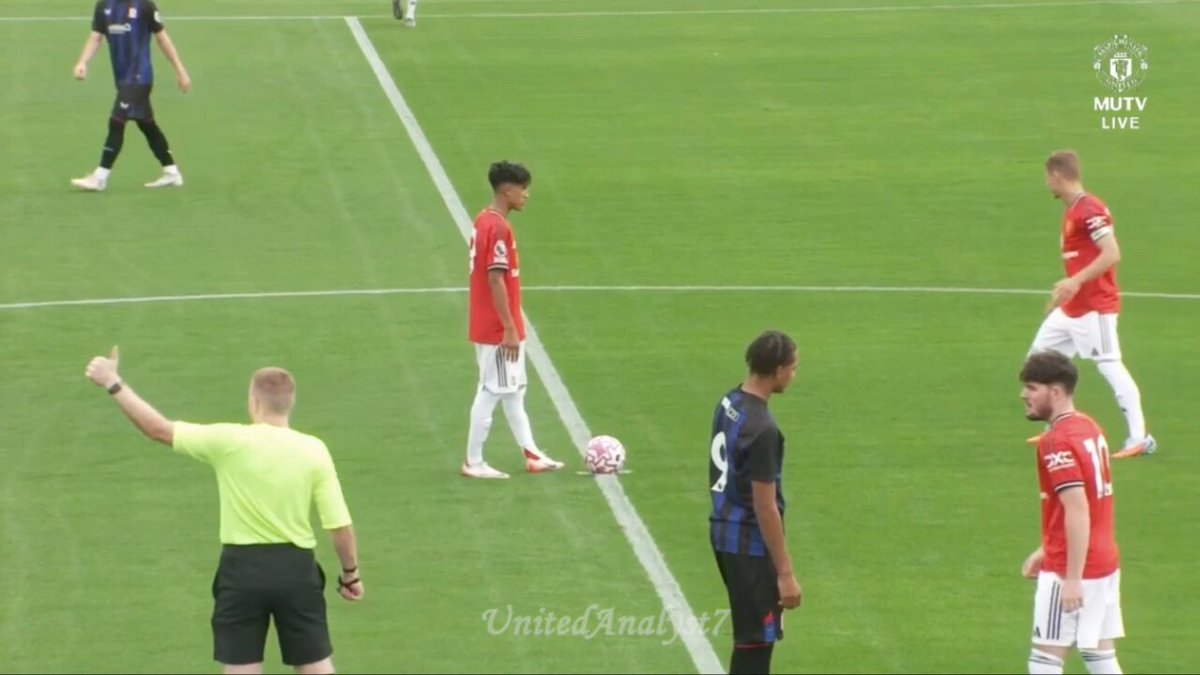 JJ Gabriel vs Middlesbrough u18s A brace and a good performance for the 14 year old ⚽️⚽️ #MUFC #MUAcademy