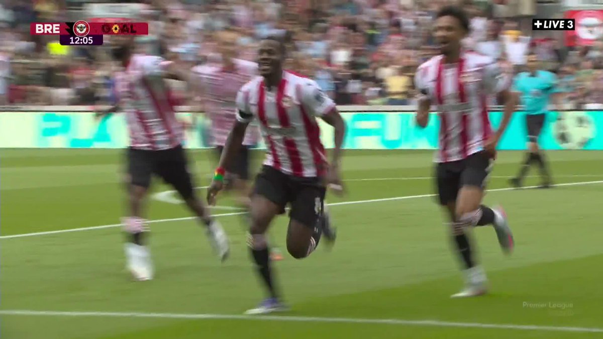 #PL 🏴 : Il n'a pas le temps ! Dango Ouattara marque déjà avec Brentford pour sa première 🇧🇫