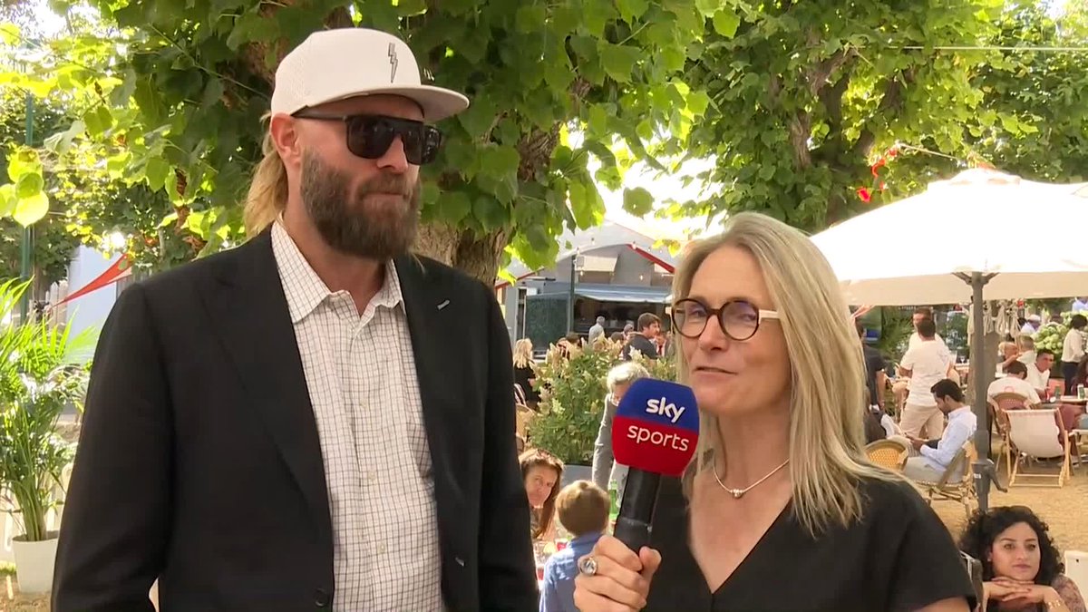 "It's not just for kings and billionaires, it can be for the common person!" Great to see former MLB star Jayson Werth (Jayson Werth) at FGdeauville ahead of Outfielder's Prix Morny bid tomorrow...