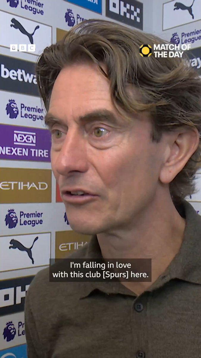 🗣 "I'm falling love with this club." 😍 Thomas Frank ❤️ Spurs
