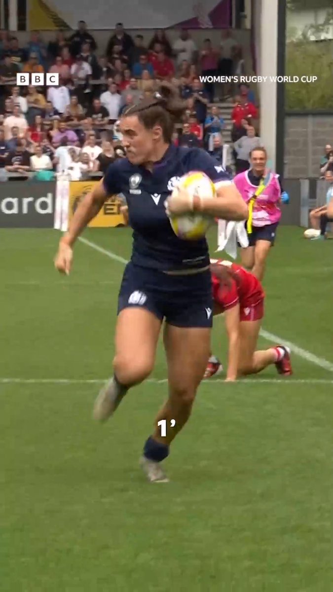 1, 2, 3 for Fran McGhie! ๐ด๓ ง๓ ข๓ ณ๓ ฃ๓ ด๓ ฟ๐ A World Cup debut to remember for Scotland's winger! #BBCRugby #RWC2025
