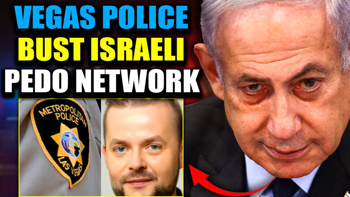 Las Vegas Police Expose Israeli Adrenochrome Ring in U.S. Protected by Gov't Agencies Last week in Las Vegas, a sting operation went down that should have made national headlines. Local cops thought they were running just another predator bust - taking a dangerous man off the streets. But when they cuffed the suspect, they realized who they had: not some anonymous pervert, but a senior Israeli official, a deputy to Benjamin Netanyahu himself. At first, these Vegas cops believed they were just doing their jobs - taking predators off the street. But once they dug deeper, they realized the truth: this wasn’t just a few creeps. They had stumbled into an international adrenochrome and child trafficking pipeline, a multi-billion dollar operation, protected by the very three-letter agencies sworn to protect us.