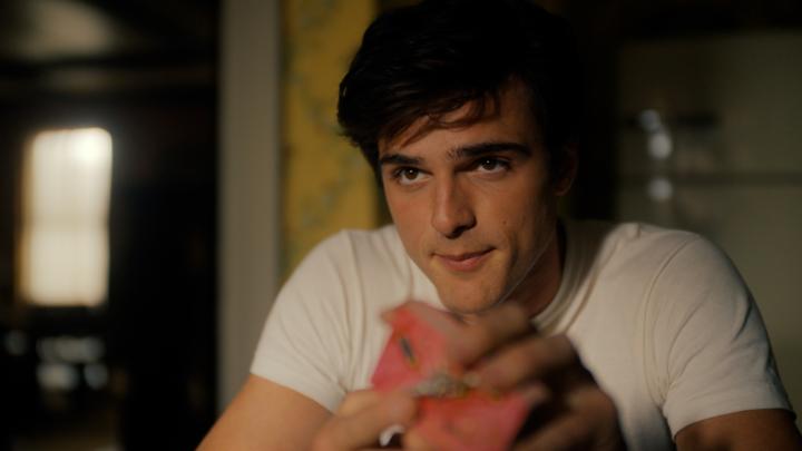Jacob Elordi, Will Poulter, and Daisy Edgar-Jones in ON SWIFT HORSES. Now on Netflix in the US.