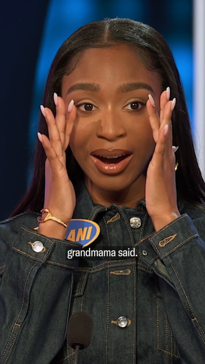 Grandma pictures what she pictures 😅 Stream #CelebrityFamilyFeud on Hulu!