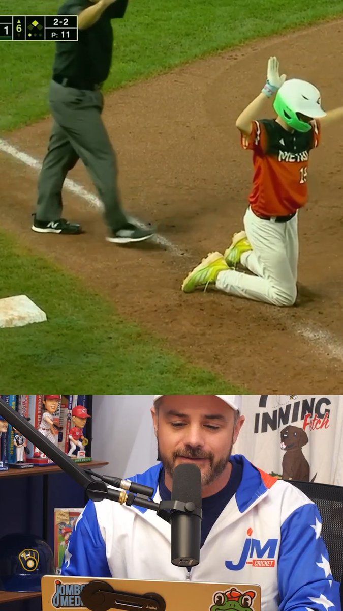 Little League team keeps running to second while the other team is confused, a breakdown