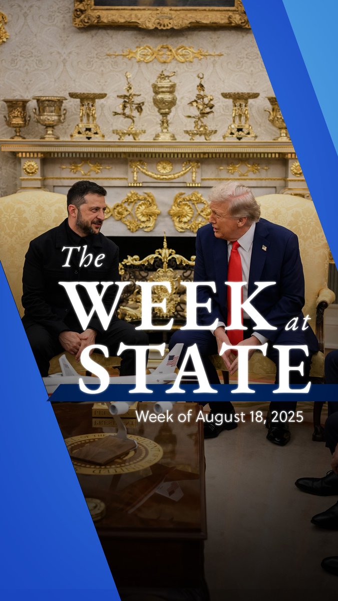 This week at State with Tommy Pigott Tommy Pigott: - President Donald J. Trump continues historic peace efforts - Holding the Int'l Criminal Court accountable - Meeting with leaders and advancing policies every day on behalf of the American people
