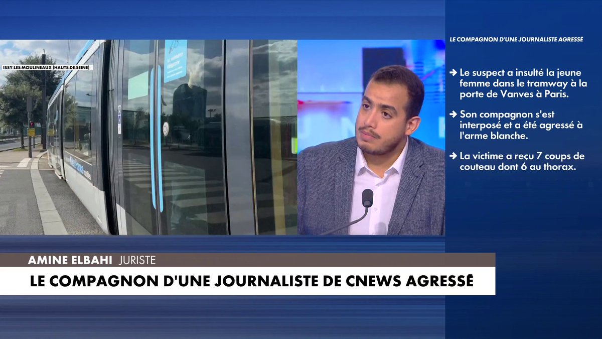 Amine Elbahi revient sur l'agression du compagnon d'une journaliste de CNEWS : «Il y a une urgence inévitable, c'est que la justice donne des peines fermes parce que le risque c'est que demain les Français doivent venir à se rendre justice eux-mêmes», dans #Punchline