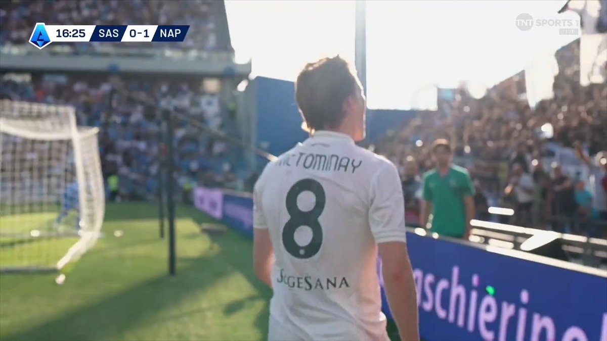 He is the man 🙌 Scott McTominay picks up where he left off last season to score Napoli's first goal of the new season 🔥 📺 TNT Sports &amp; discovery+ UK