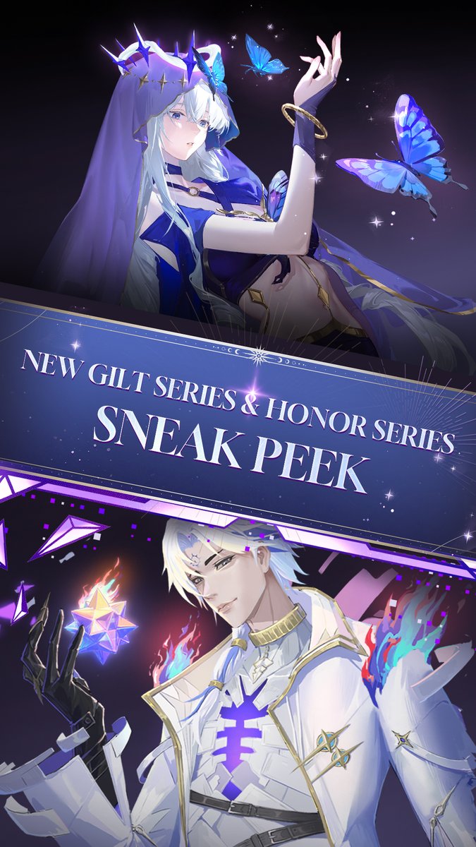 Ready for a first look at an upcoming Gilt Set and Honor Series Set? 👀👀👀 🦋 The new Honor Series Set features a new running interaction and idle special effects, along with a butterfly companion animation. Plus, there are two costume forms, and an upgradable ACE32 that matches each look. 🔥 The new Gilt Set will have a unique paper-like material design, removable outerwear, and a special glider with purple flame effects. The Gilt Set also features an upgradable SCAR-L. ➡️ Want to recreate the complete Honor Series Set design yourself? Follow these steps: 1. Copy or Enter the link to download Honor Series Set image asset and Prompt doc here: 2. Input image and prompt into ChatGPT, you can modify prompt keywords based on your creative vision. 3. Generate final artwork and share on social media, tagging our official account! *Designs are constantly being improved. Please refer to the final in-game version. #SETSPREHEAT400 #PUBGMSETS400 #PUBGMSETS #PUBGMOBILE