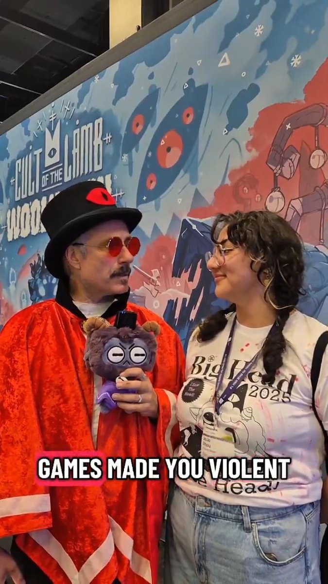 Sent our best reporter Steven Stevens out to Gamescom to get the real dirt on the Cult of the Lamb booth from the people on the ground.