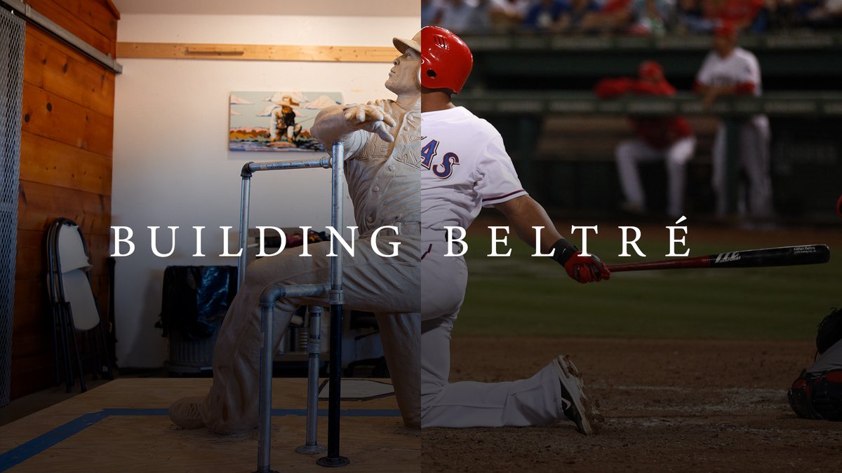The making of the Adrian Beltré statue. Watch Building Beltré 📺