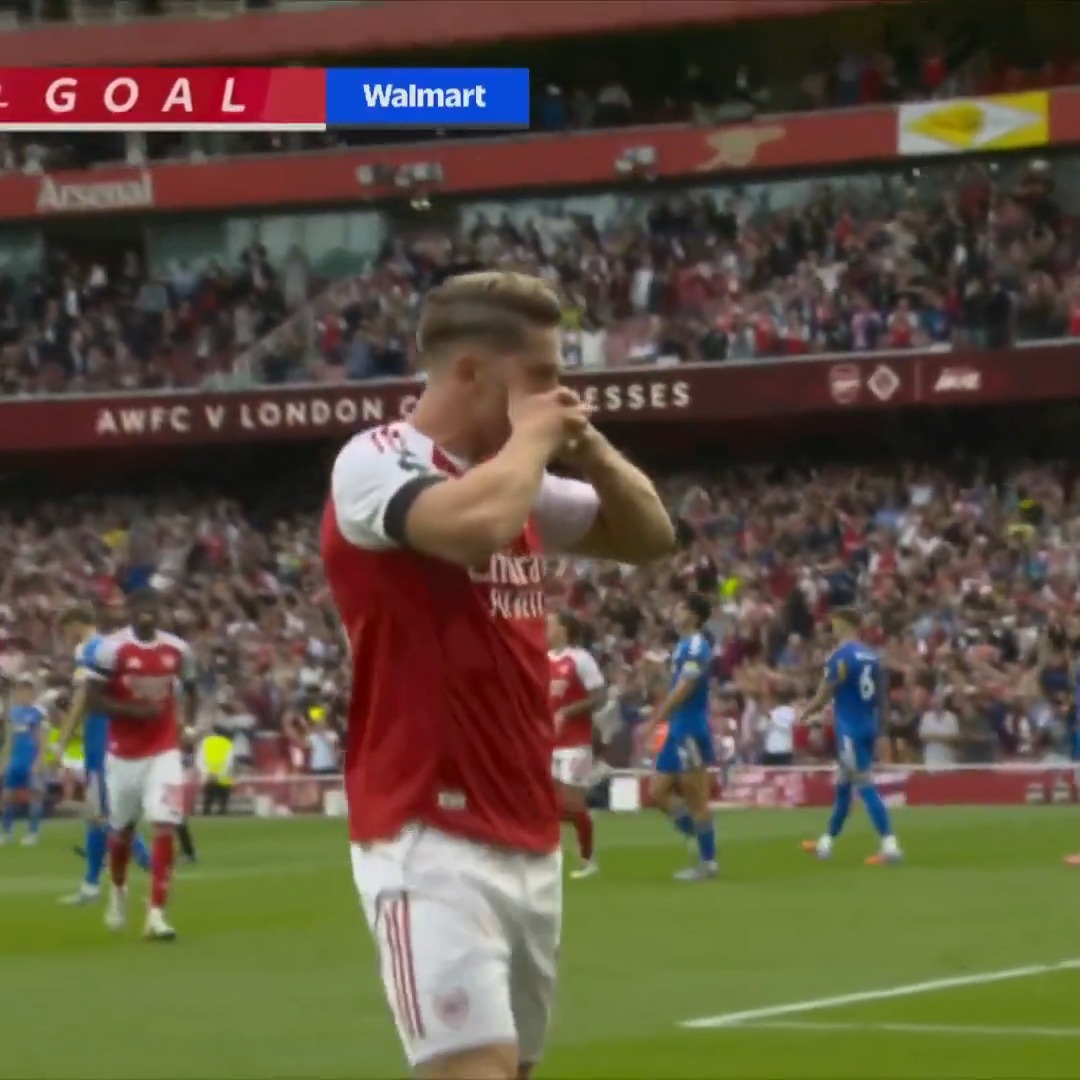 VIKTOR GYOKERES IS OFF THE MARK FOR ARSENAL. 🫢