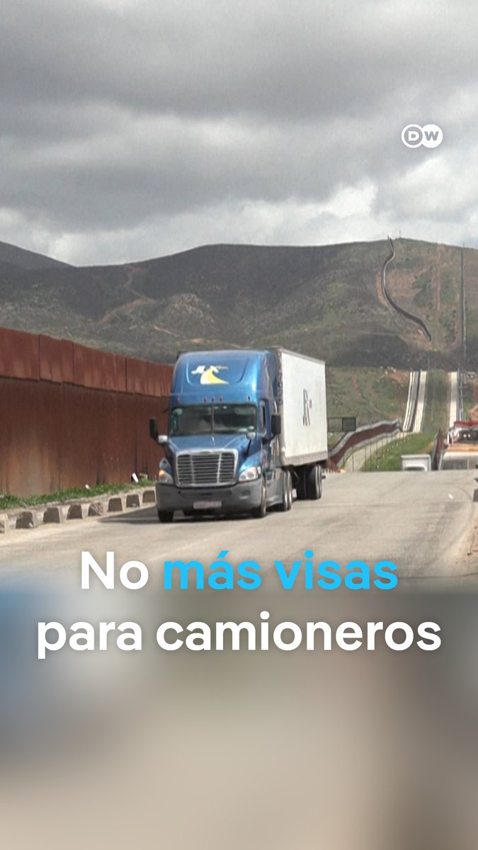 EE. UU. suspende la emisión de #visas a conductores de camiones extranjeros La medida pone en riesgo el trabajo de miles de conductores #mexicanos que cruzan la frontera norte. Estados Unidos también evisará los datos de 55 millones de visados. En caso de encontrar infracciones la visa podría ser anulada y su titular #deportado. /tg