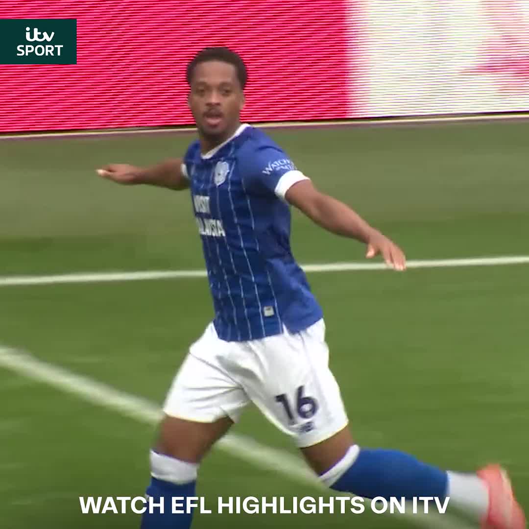 Chris Willock sends the Luton defender for a hotdog 🌭 Cardiff City FC sitting top of League One