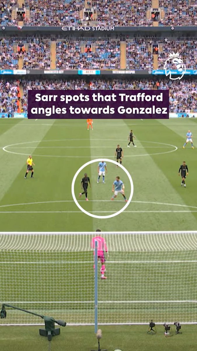 The press that led to Tottenham Hotspur’s second goal v Man City ♨️