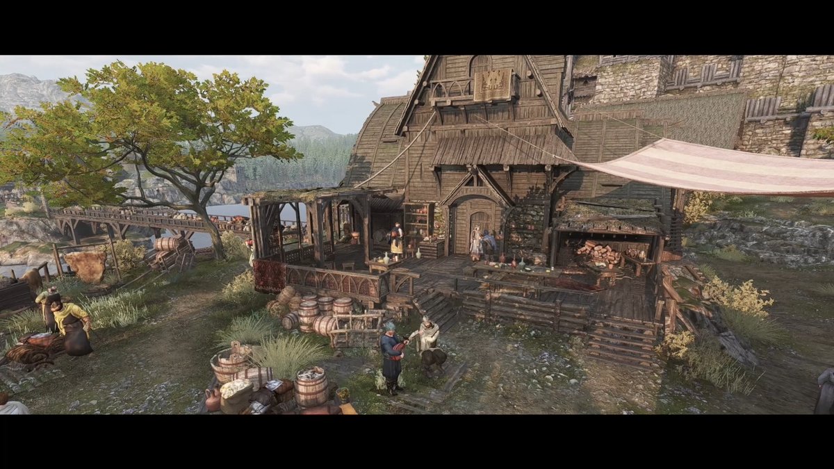 Long before crowns and kingdoms, the Nordvyg folk lived by the sea - trading walrus ivory, whale oil, and fish, and feasting after the longships’ return. ❄️🏔️ #mountandblade #bannerlord #warsails