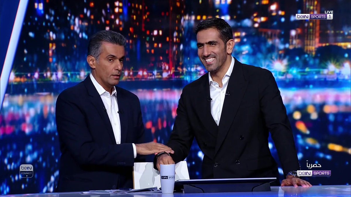 🎙️ حوار طريف بين محمد أبوتريكة ومحمد سعدون الكواري وطارق الحماد في الاستوديو🤩✨ #الدوري_الانجليزي_الممتاز