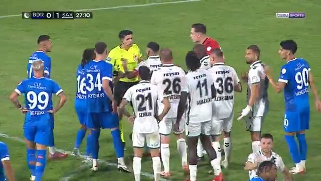 Bodrum FK'nin penaltıdan bulduğu gol, yeni kural nedeniyle iptal edildi.