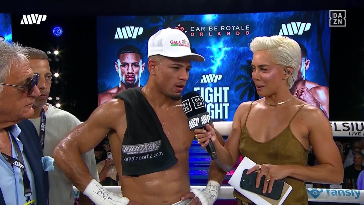 Jamaine Ortiz calls out Subriel Matias and Gary Antuanne Russell ๐ณ He wants all the smoke ๐จ #MVPFightNight1 | Live NOW on DAZN